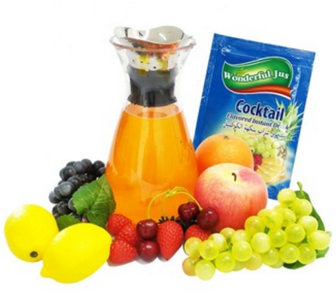 Jus Fruit Concentrate Vitamin Cocktail Mix fruit Flavor Instant Drink Powder