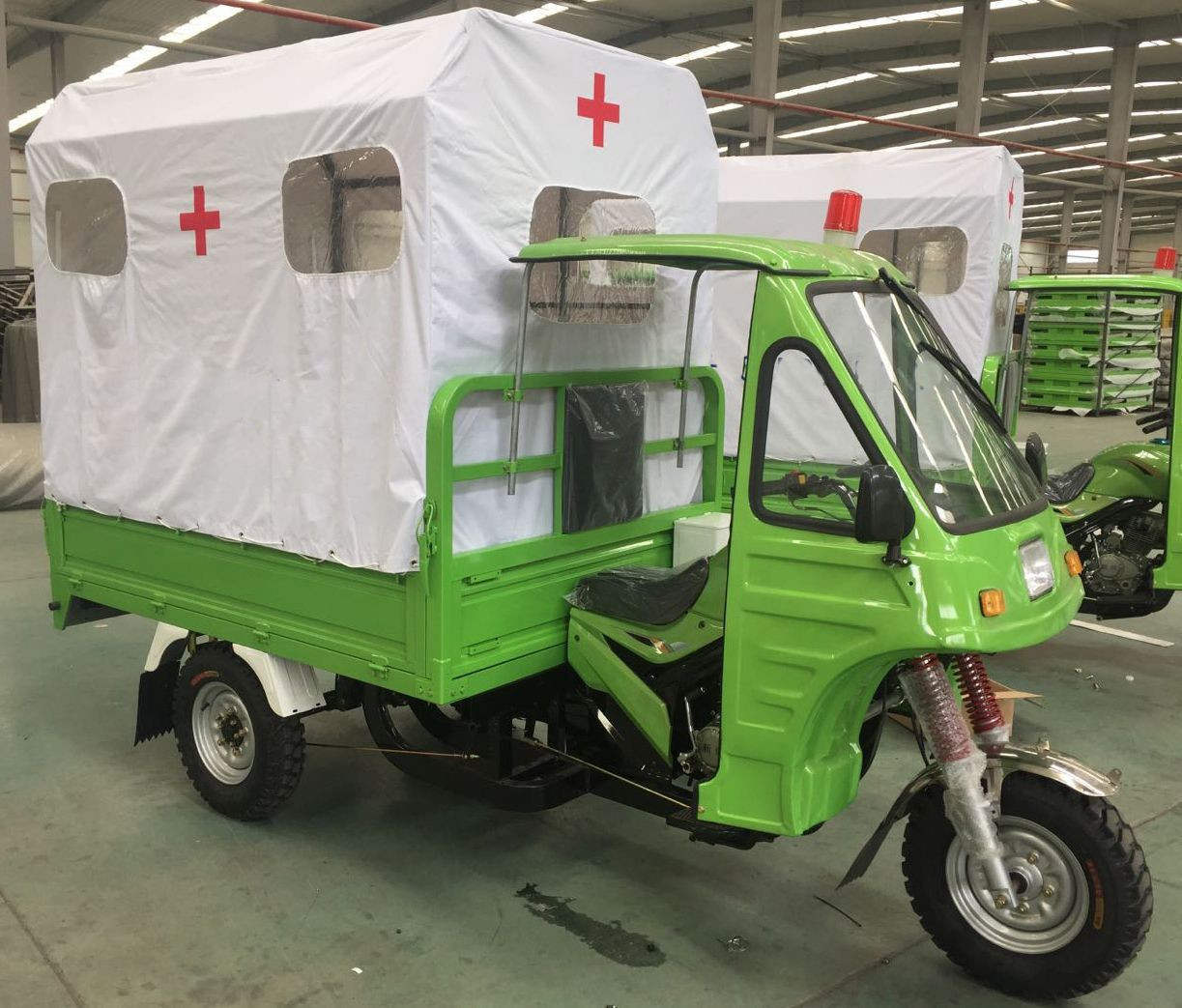 150cc petrol engine tricycle ambulance