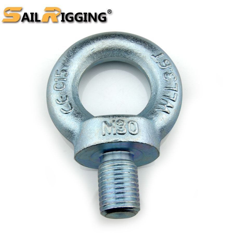 China Supplier High Strength Rigging Hardware Heavy Duty M24 Lifting Steel DIN580 Eye Bolt