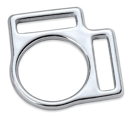 2 Way Halter Square Zinc Buckle Horse Hardware