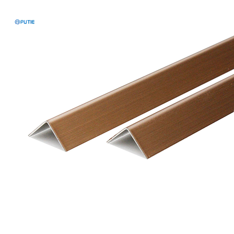 Ss Wall Edge Protection Profile 201 304 316 Vibration Stainless Steel Trim Edge Corner Tile Trim 	square edge trim