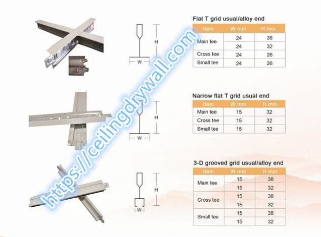 false ceiling tee grids