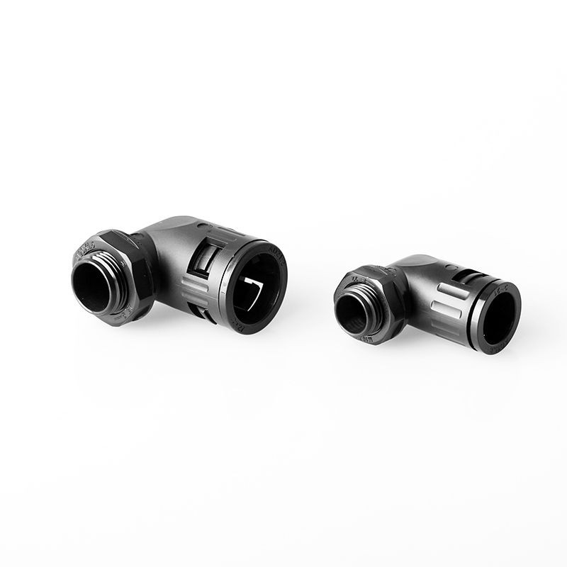 Right Angle Connector for Nylon Corrugated Conduits M25-AD28.5