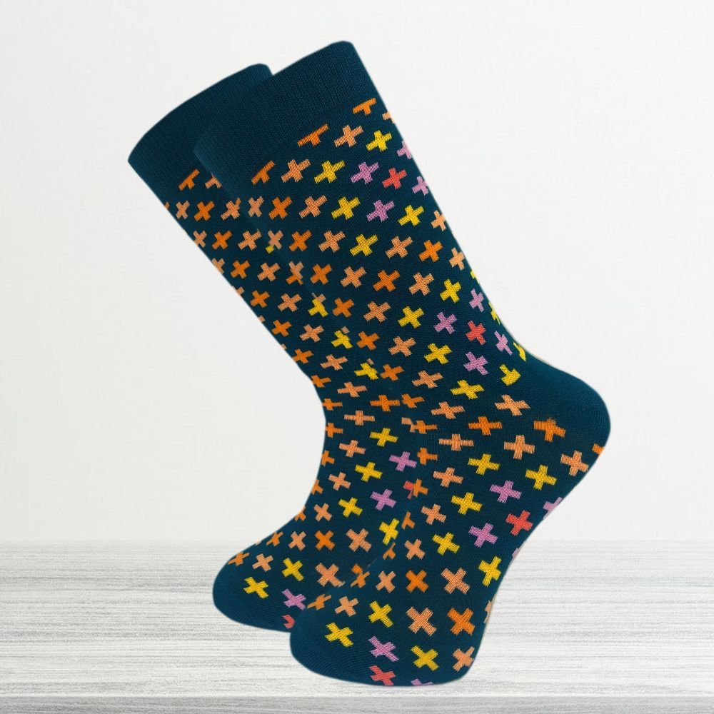 Men's Crew Plus Pattern Socks